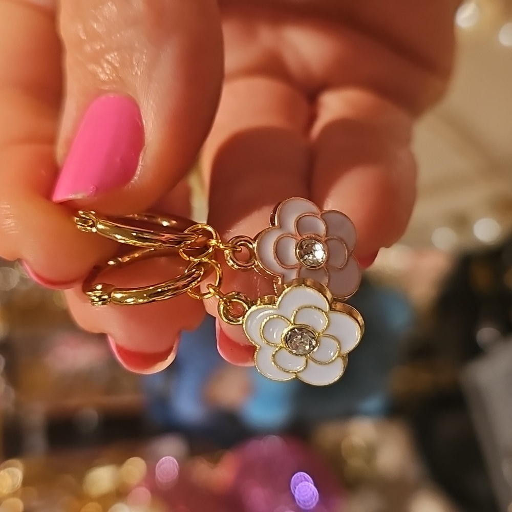 Flower Fashion jewelry earrings